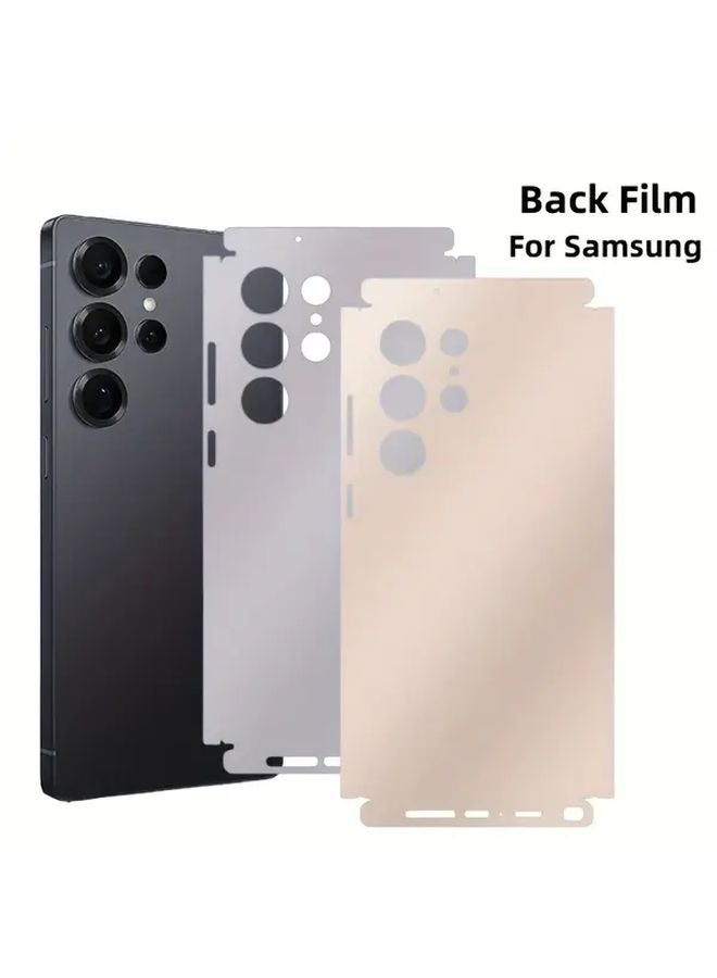 Golden Back Film 2 Pack Compatible with Galaxy S24 Ultra S25 Ultra S24 Plus S25 Plus - Image 1